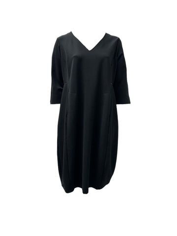 Marina Rinaldi Women's Black Osaka Pullover Shift Dress NWT