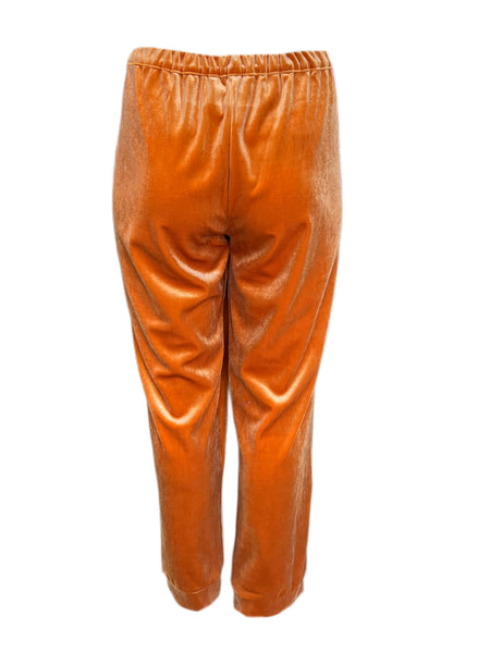 Marina Rinaldi Women's Orange Ovidio Straight Leg Pants NWT