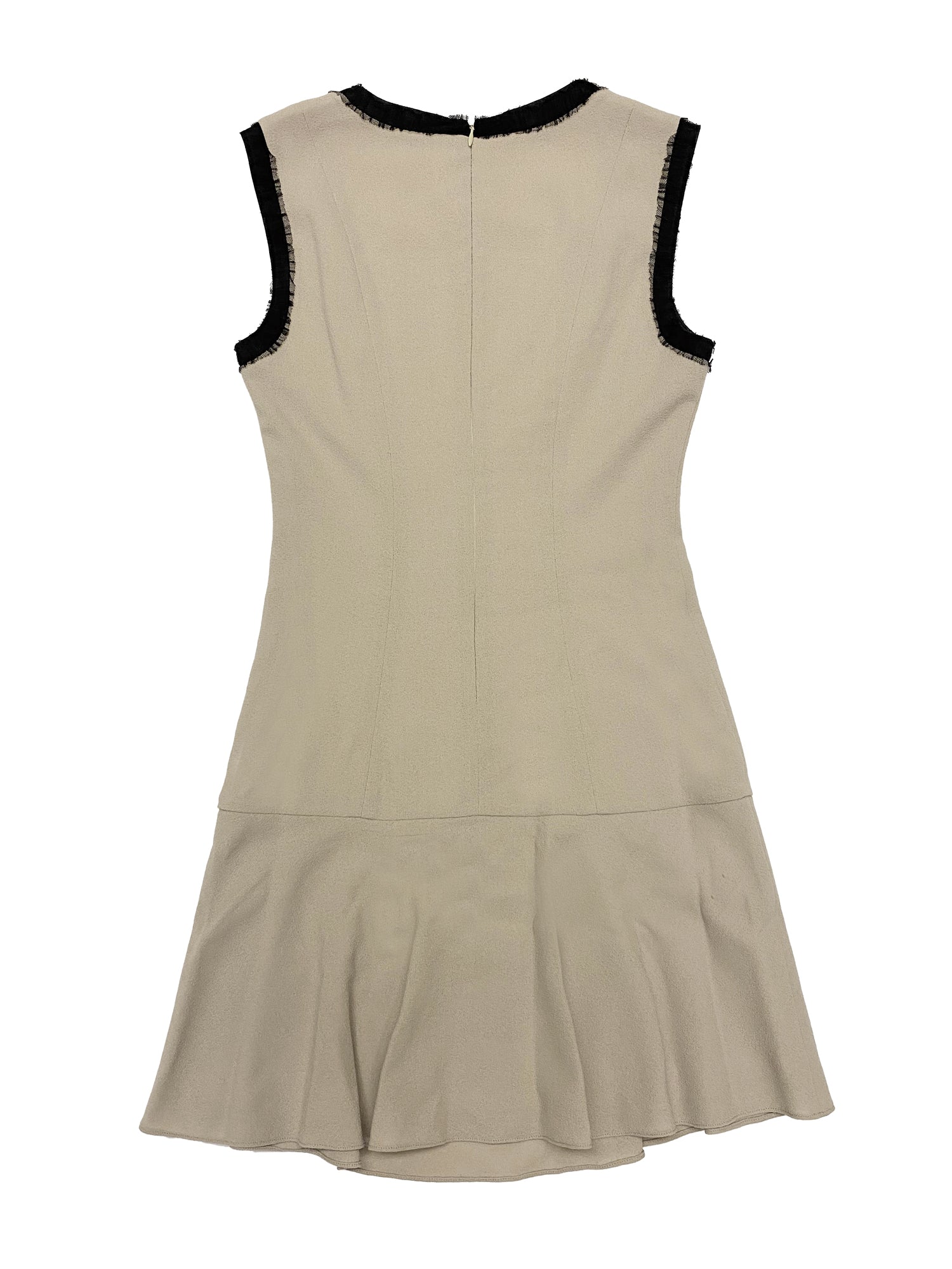 pleated bib dress Vintage 80s Secretary Dress Long Sleeve Pleated Bib Neckline Size 8