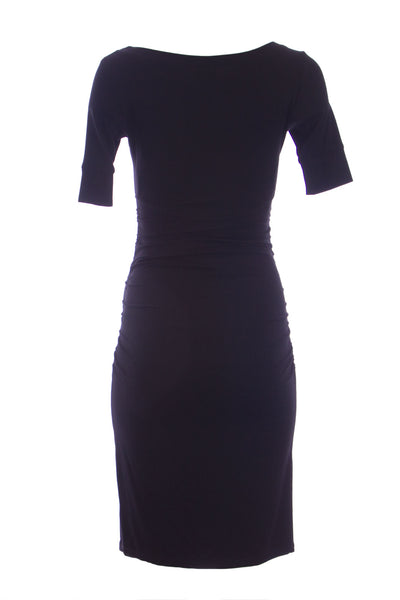 OLIAN Maternity Women's Elbow Long Sleeve Ruched Sides Dress $148 NWT