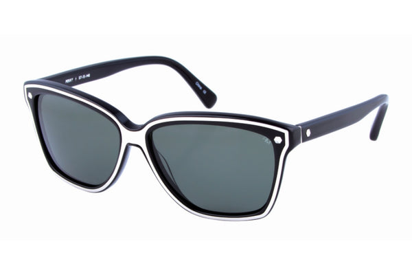 REBECCA MINKOFF Perry Metal Accent Square Sunglasses $180 NEW