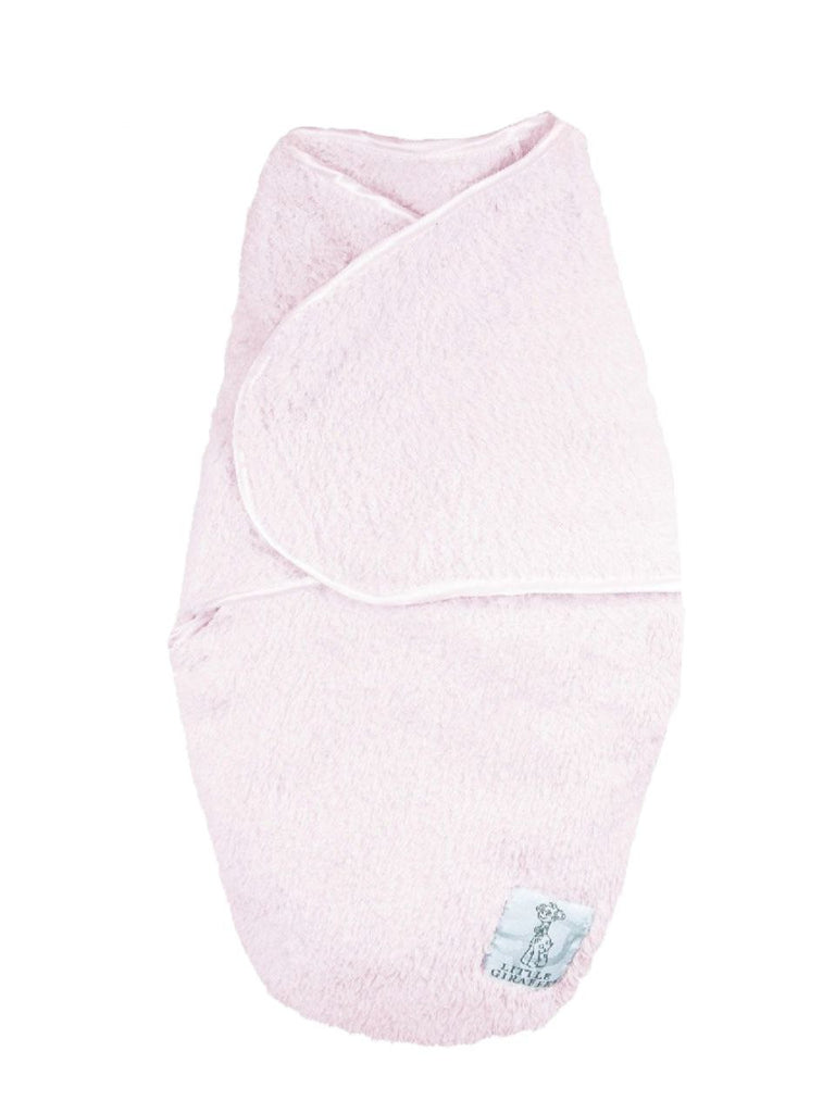 LITTLE GIRAFFE Baby's Pink Chenille Soft Stretch Dreampod One Size NWT