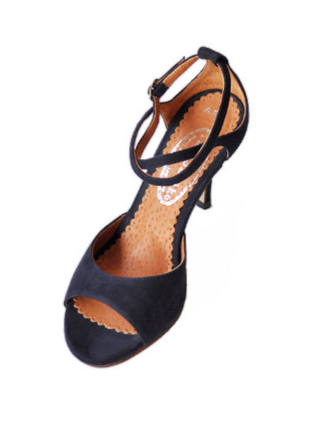 A.P.C. Tango Leike Women's Dark Navy Suede Sandals $435 NWOB