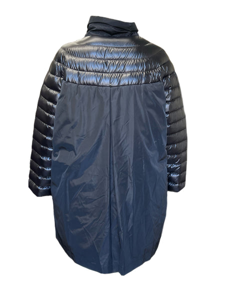 Marina Rinaldi Women's Black Pacos Quilted Jacket NWT