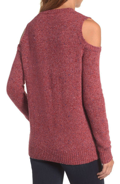 REBECCA MINKOFF Women's Cold-Shoulder Page Sweater $148 NWT