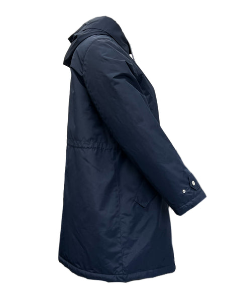 Marina Rinaldi Women's Navy Pagella Rain Jacket NWT