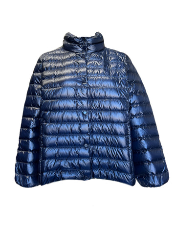 Marina Rinaldi Women's Blue Paladino Quilted Jacket NWT