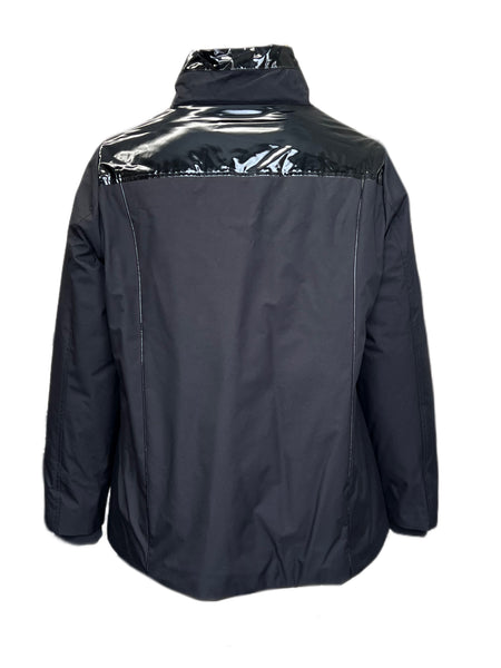 Marina Rinaldi Women's Black Palatino Quilted Jacket NWT