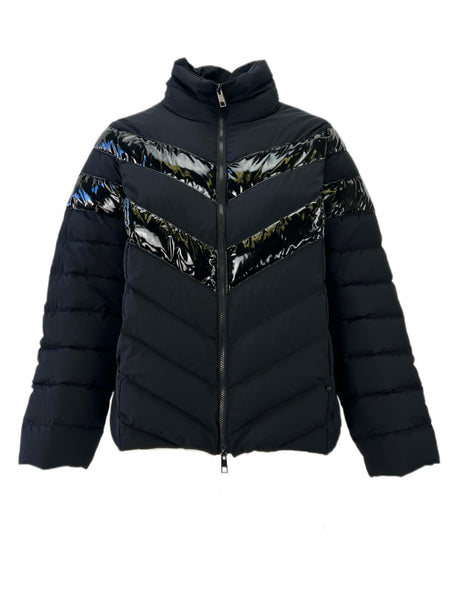 Marina Rinaldi Women's Black Palazzo Quilted Jacket NWT