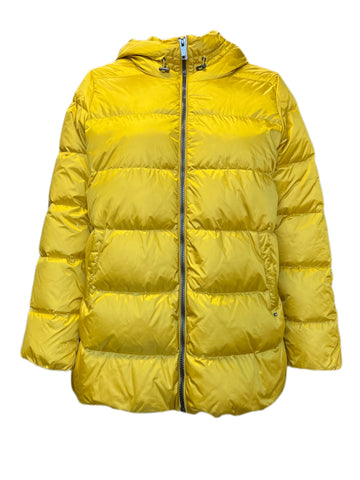 Marina Rinaldi Women's Yellow Palladio Hooded Jacket NWT