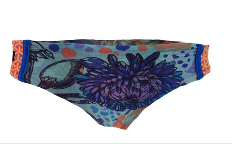 MAAJI Women's Multicoloured Banador Para Dama Swim Bottom #1804MBBSM Small NWT