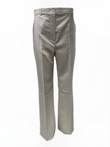Max Mara Women's Beige Panda Classic Wool Pants NWT