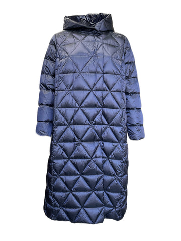 Marina Rinaldi Women's Navy Paniere Quilted Jacket NWT