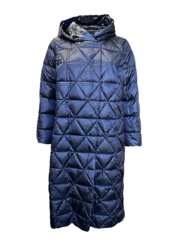 Marina Rinaldi Women's Navy Paniere Quilted Jacket NWT