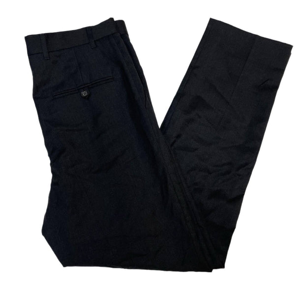 BLK DNM Men's Dark Grey Wool Dress Pant 5 Size 48 US 32 NWT
