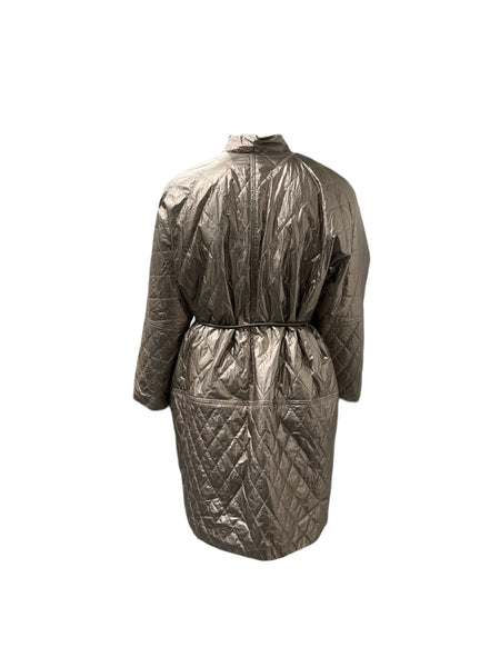 Marina Rinaldi Women's Gold Paola Quilted Jacket NWT