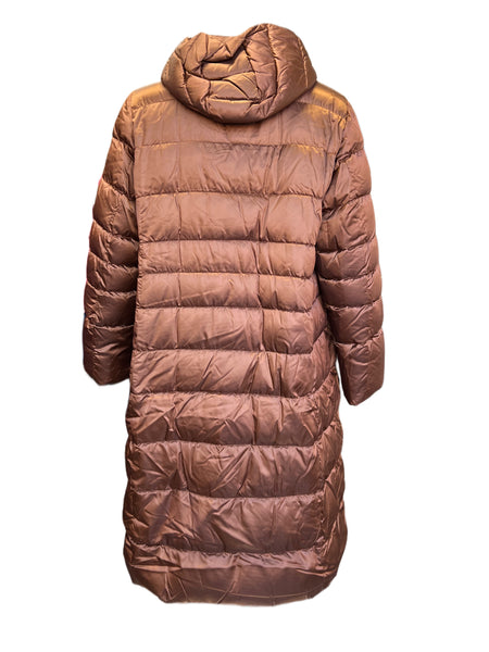 Marina Rinaldi Women's Brown Parabola Quilted Jacket NWT