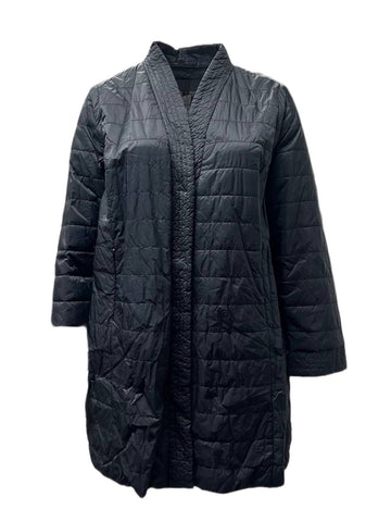 Marina Rinaldi Women's Dark Brown Paradiso Quilted Jacket Size 20W/29 NWT