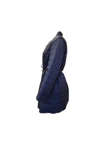 Marina Rinaldi Women's Dark Brown Paradiso Quilted Jacket Size 20W/29 NWT