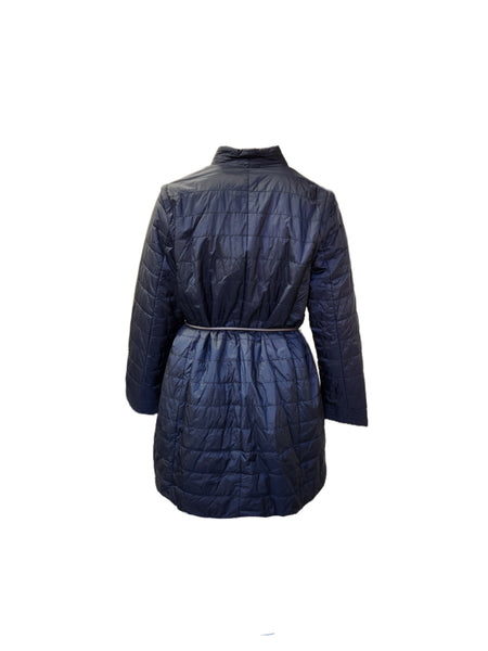 Marina Rinaldi Women's Dark Brown Paradiso Quilted Jacket Size 20W/29 NWT