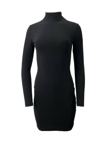 SOLACE London Black Pavon Mini Open Back Dress Size US 4 NWT