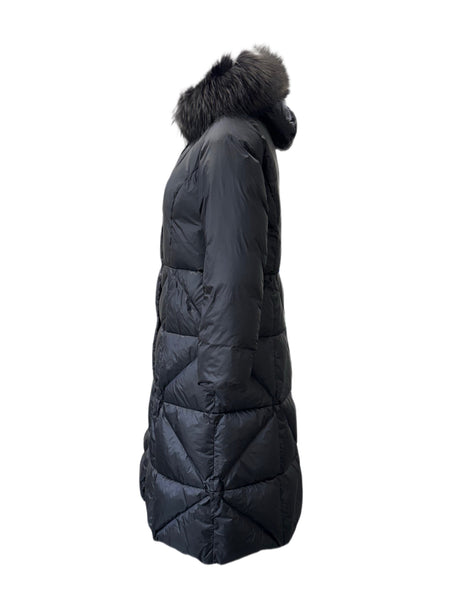 Marina Rinaldi Women's Dark Grey Puzzle Quilted Jacket NWT