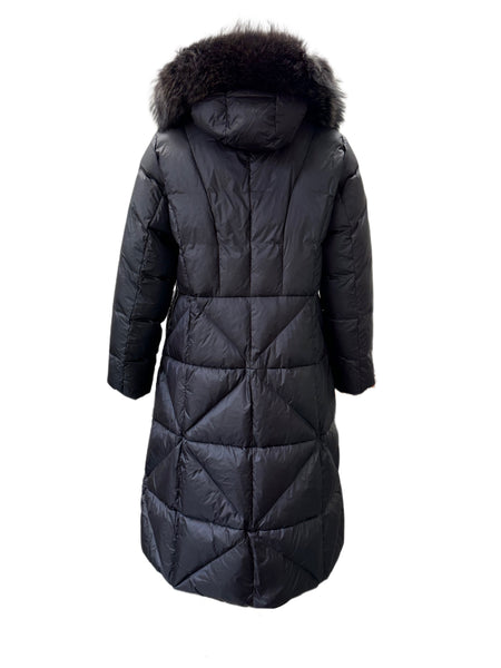 Marina Rinaldi Women's Dark Grey Puzzle Quilted Jacket NWT