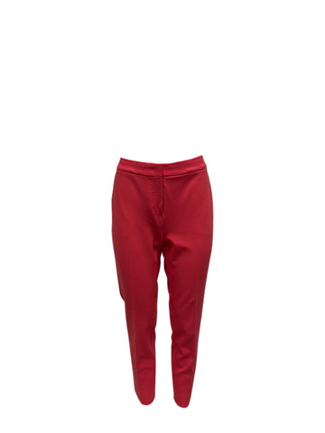 Max Mara Women's Red Pegno Straight Leg Pants NWT