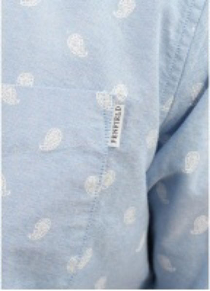 Penfield Men's Blue Indiana Long Sleeve Button Down Shirt Size Small NWT