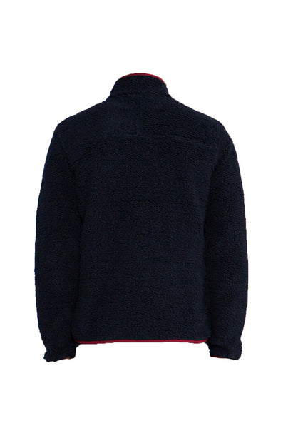 Penfield Women's Navy and Red Lavic Pile Fleece Jacket $109 NWT