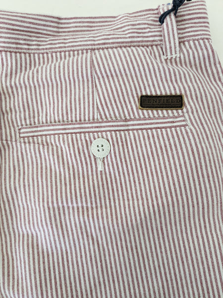 Penfield Men's Red Stripe Scotsdale Shorts NWT