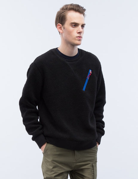 Penfield Men's Black Soldotna Fleece Pullover $109 NWT