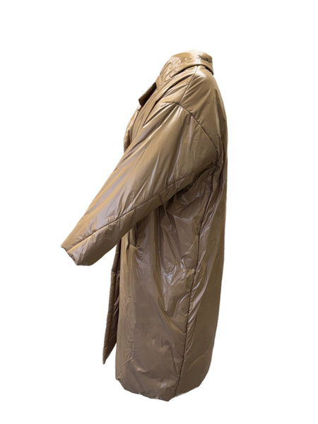 Marina Rinaldi Women's Beige Penisola Quilted Jacket NWT