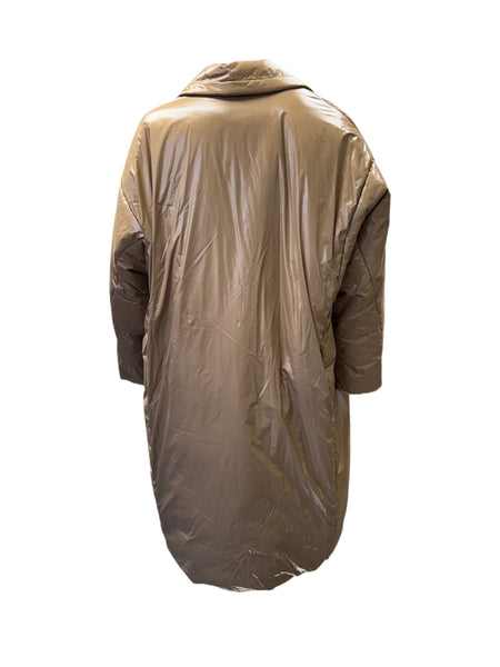 Marina Rinaldi Women's Beige Penisola Quilted Jacket NWT