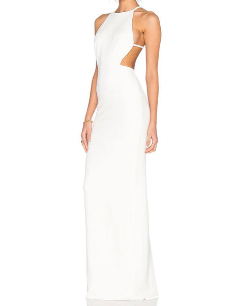 SOLACE London Women's Cream Peniston Maxi Dress NWT