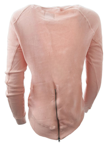 PAM & GELA Women's Pink Petal Annie Hi Lo Sweatshirt #B00F Petite X-Small NWT