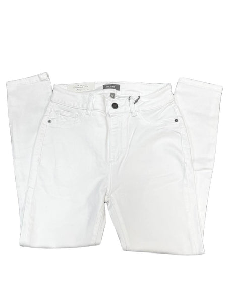 DL1961 Women's Porcelain Farrow Petite High Rise Instasculpt Skinny Jeans NWT