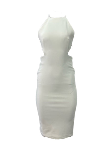 SOLACE London Women's Cream Phoebe Knee Length Dress US 2 NWT