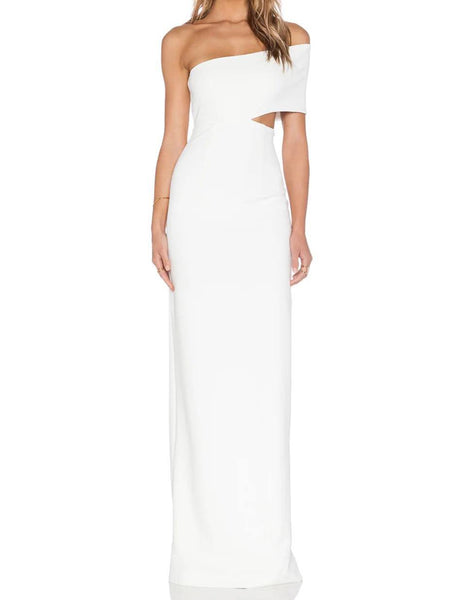 SOLACE London Women's Cream Piano Maxi Dress Size 2 NWT