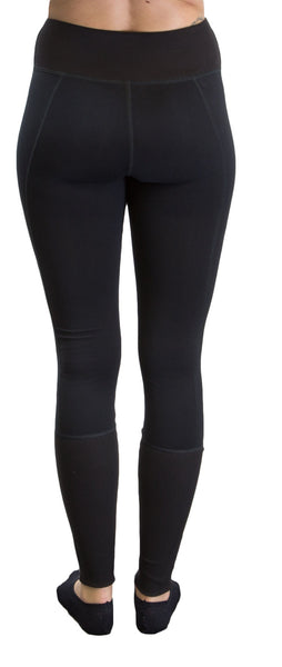 PINK LOTUS Women's Black Athletic Leggings PKXYJ36 $86 NWT