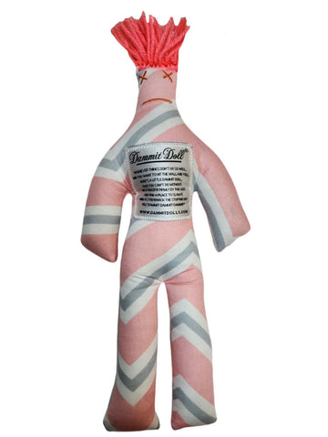 DAMMIT! DOLLS Pink Stress Relief Squishy Classic Dammit Doll Gift 12" NWT