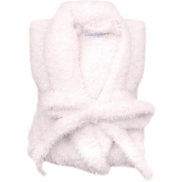 LITTLE GIRAFFE Women's Pink Cozy Stretch Soft Chenille Robe Size 0 NWT