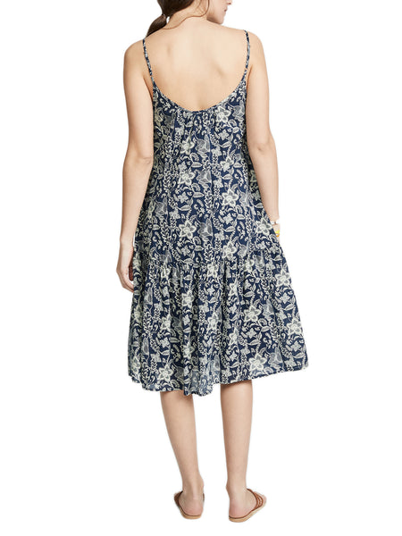 ROBERTA ROLLER RABBIT Women's Blue Dakota Dress $175 NEW