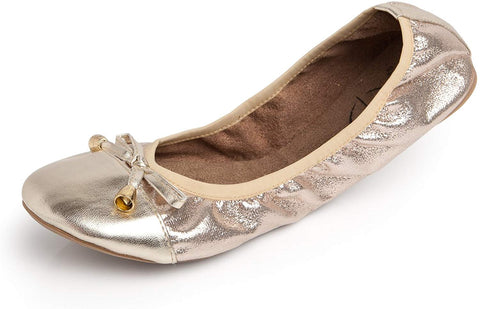 TALARIA Girl's Champagne Premium Littles Flats $37 NEW