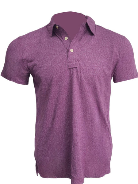 GRAYERS Men's Purple Amethyst Beyshore Marl Polo Shirt #K030219 NWT