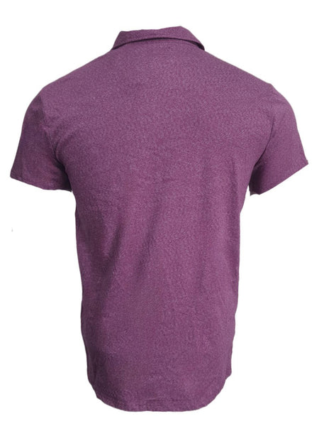 GRAYERS Men's Purple Amethyst Beyshore Marl Polo Shirt #K030219 NWT