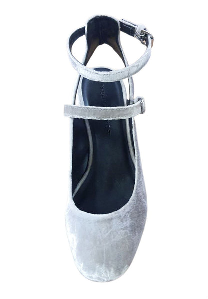 REBECCA MINKOFF Women's Putty Smooth Velvet Brooke Heeled Sandals #M670600 8 NWB