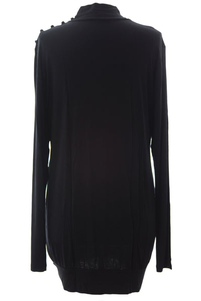 OLIAN Maternity Women's Front Pocket Mock Neck Tunic Top $110 NWT