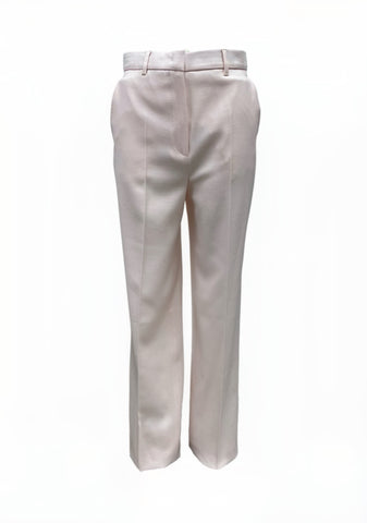 Max Mara Women's Powder Quasar Wool Classic Pants NWT