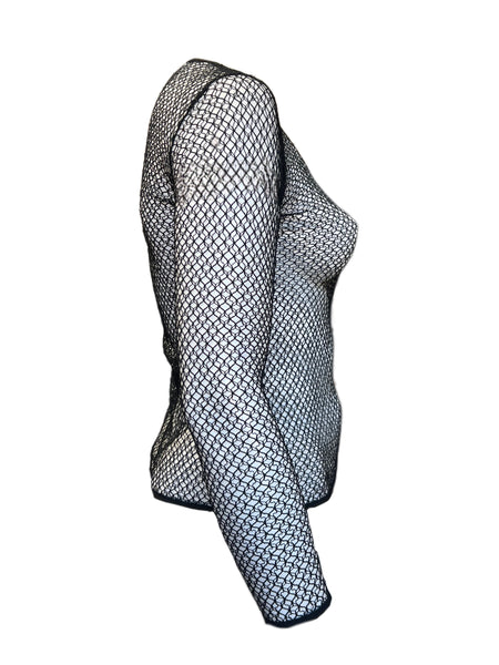 Marina Rinaldi Women's Black Quasari Pullover Shirt NWT